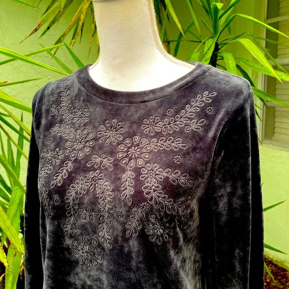 Lily Pulitzer Velour Sweatshirt